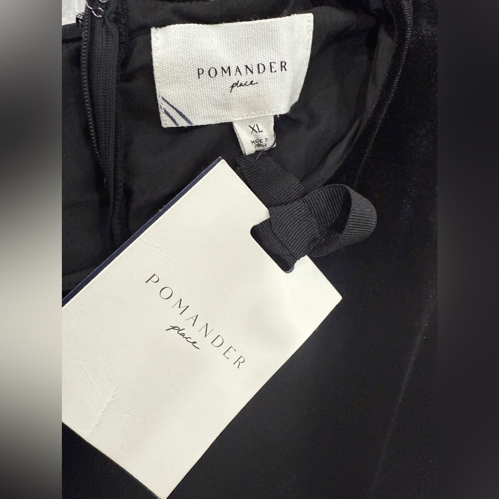 Black Velvet Lillith pomander place Dress xl - Picture 9 of 12